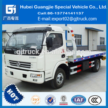 4 * 2 unidad 5T Dongfeng Road Wrecker Truck / Wrecker truck / Dongfeng grúa camión de auxilio / camión de elevación / Decker grúa LHD y RHD